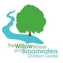Broadwaters Children Centre logo (tree over a river)