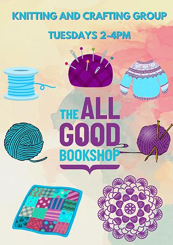All Good Bookshop knitting and crafting group