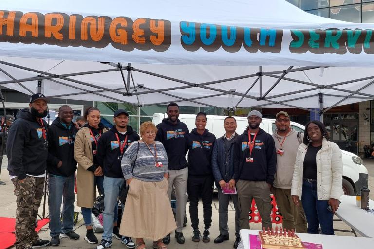 Haringey Youth Hub - group photo 