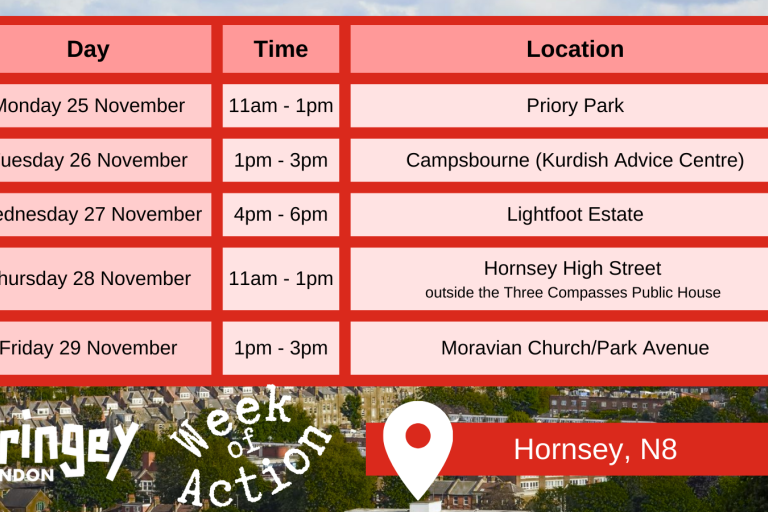 Week of Action timetable - Hornsey (4)