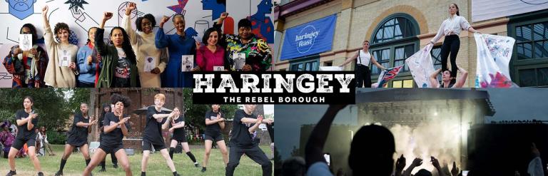 Haringey Rebel borough collage of images