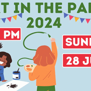 Art in the Park 2024: Sunday 28 July, 1pm to 5pm.
